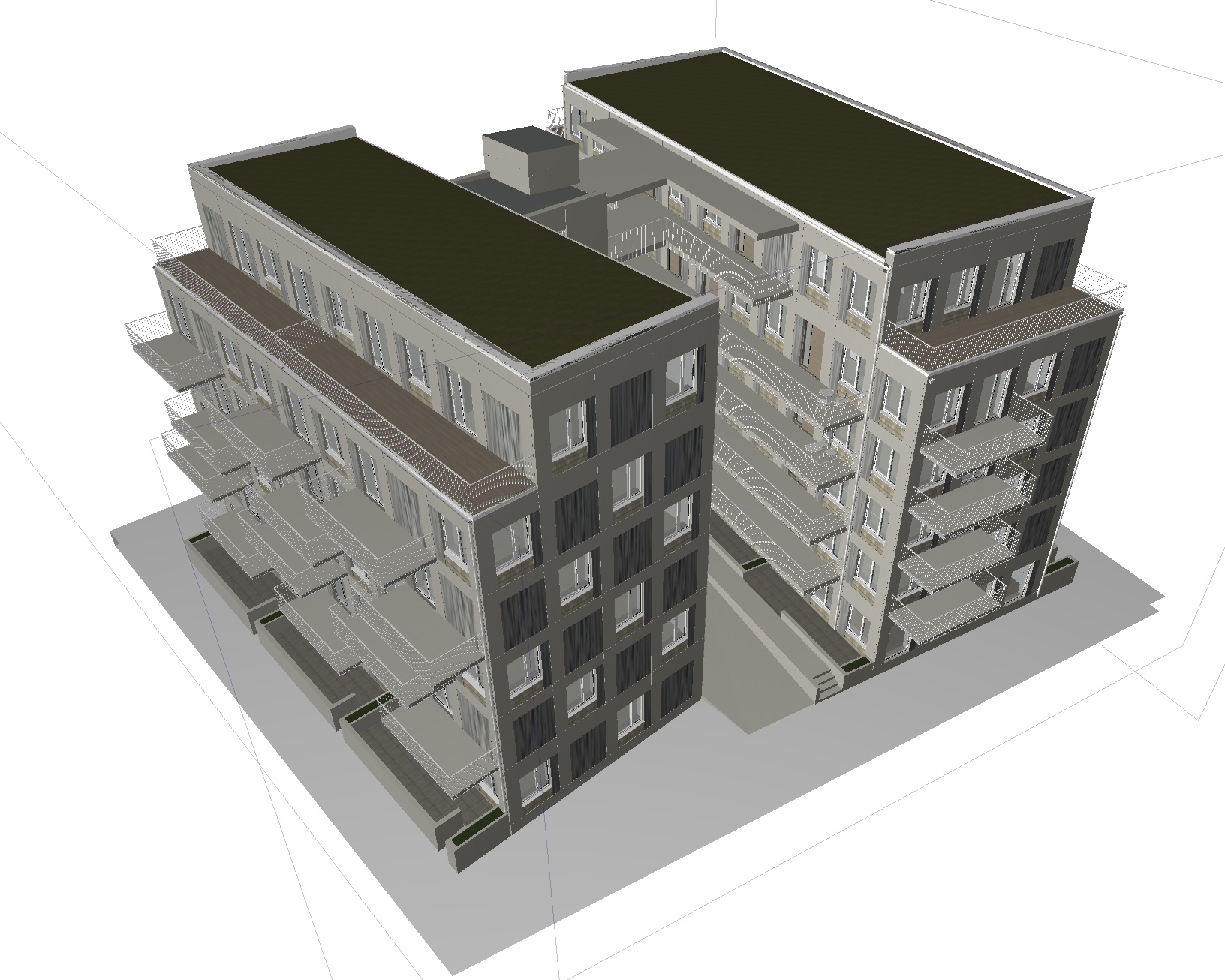 Digital model, scale 1:100