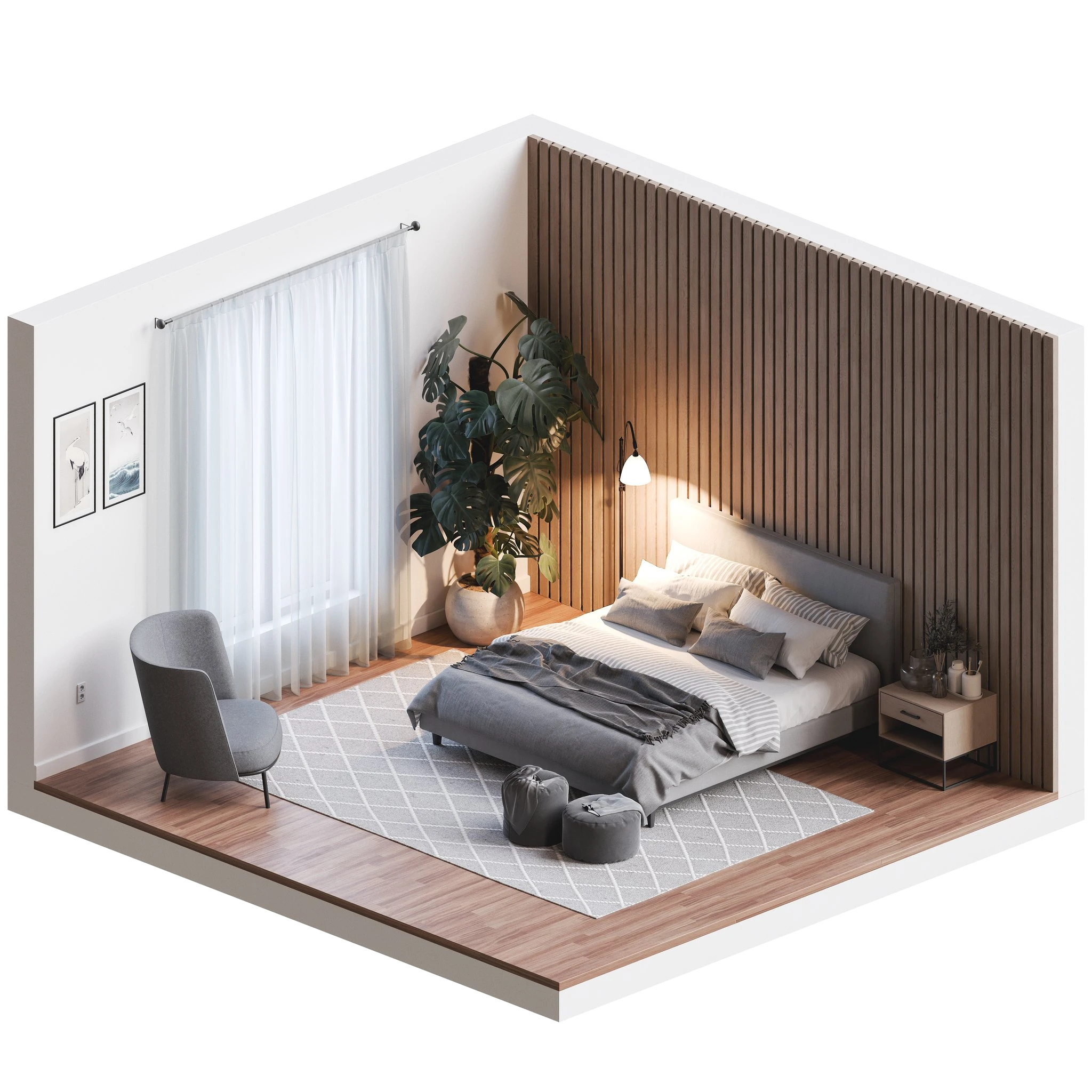 Immersive spatial capture of the bedroom